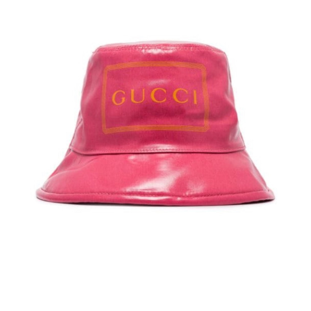 Gucci Bucket Hat Pink 💯 Authentic